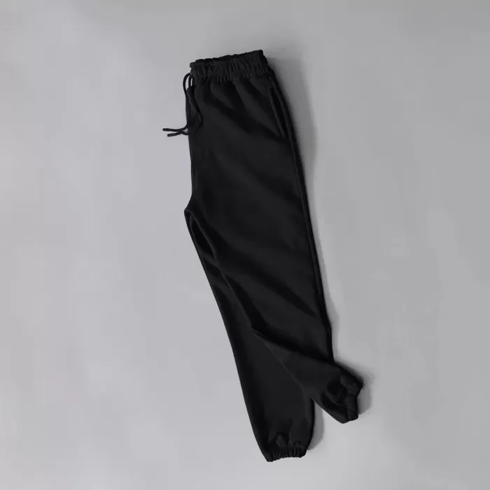 Unisex Basic Eşofman Altı - Siyah