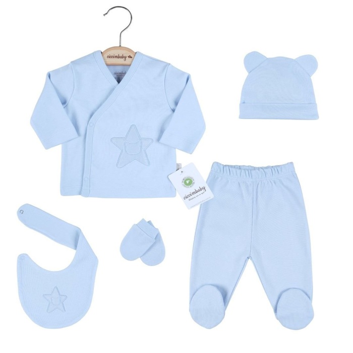 Ciccim   4806 Zıbın Set Mavi