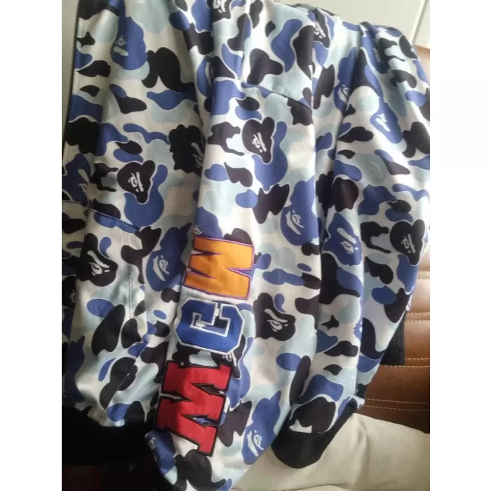 Unisex Pubg Bape x Shark Hoodie - Gri