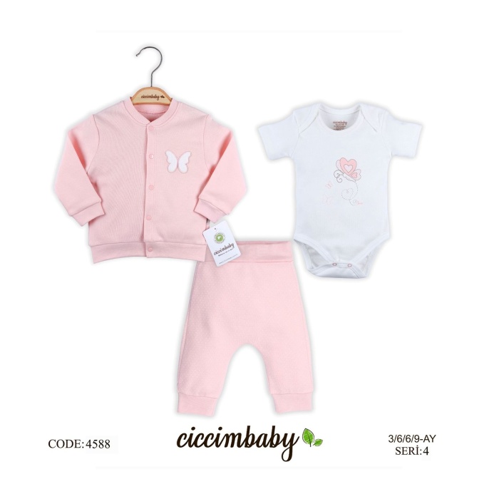Ciccim   4588 Zıbın Takım Pembe