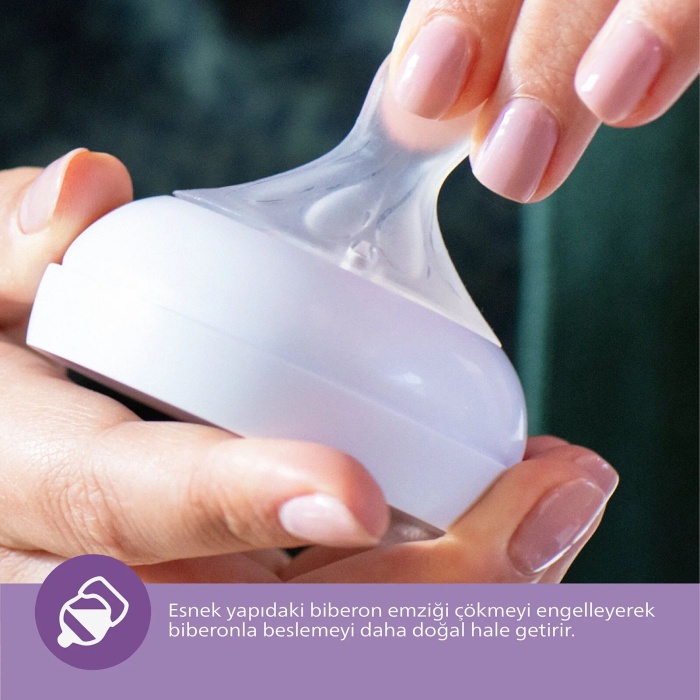     Doğal Tepkili Natural Response 2li Biberon Emziği 2No 0+ Ay