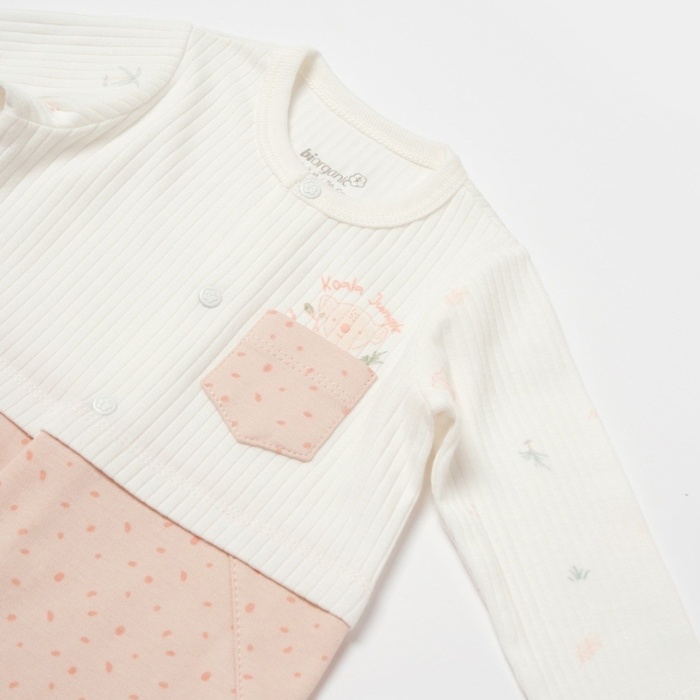 Bibaby Biorganic Koala Jungle Bebek Tulum 60733 Pembe
