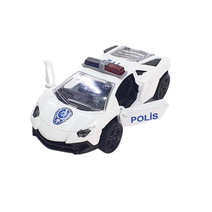 Çek Bırak Metal Polis Arabası -  930338