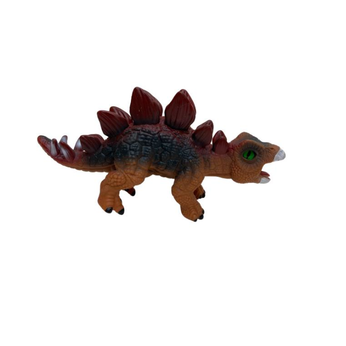 Soft Dinazor Neon Gözlü 24 Cm -LD6 B-Stegosaurus