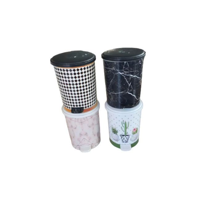 2 No 8 Lt Basmalı Çöp Kovası Royaleks-MRD 