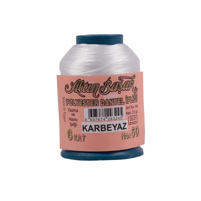 Altınbaşak Oya ve Dantel İpi 20 gr - Royaleks - No: K.BEYAZ