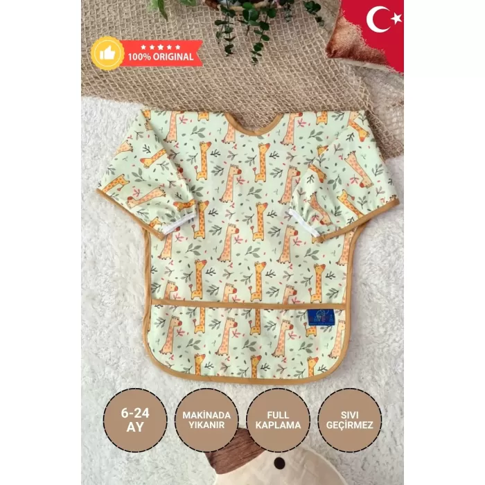 FOREST DESENLİ SIVI GEÇİRMEZ UNİSEX AKTİVİTE VE MAMA ÖNLÜĞÜ 6-24 AY