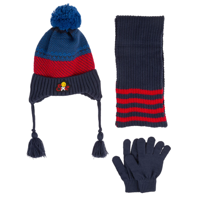 Suyutti K24 -11 Erkek Çocuk 4-8 Yaş 3Lü Bere Set