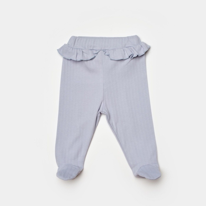 Bibaby Biorganic Love Floral 3 Parça Zıbın Seti 73346 Ekru Lila