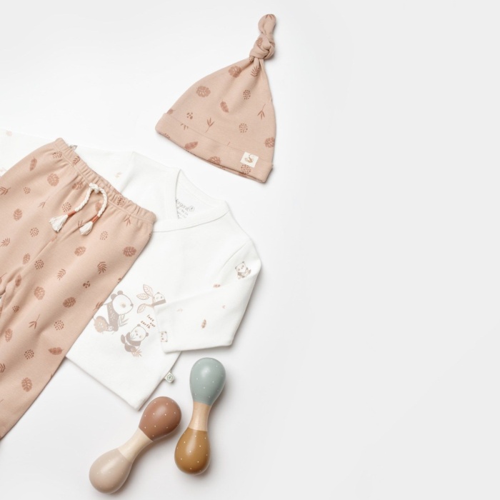 Bibaby Biorganic Love Our Earth 3 Parça Set 73345 Mocha