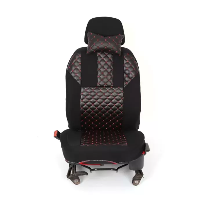 Koltuk Kılıfı Ön Arka Koltuklar Komple Set - Kırmızı