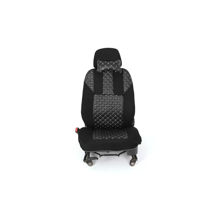 Koltuk Kılıfı Ön Arka Koltuklar Komple Set - Siyah