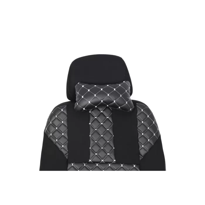 Koltuk Kılıfı Ön Arka Koltuklar Komple Set - Siyah