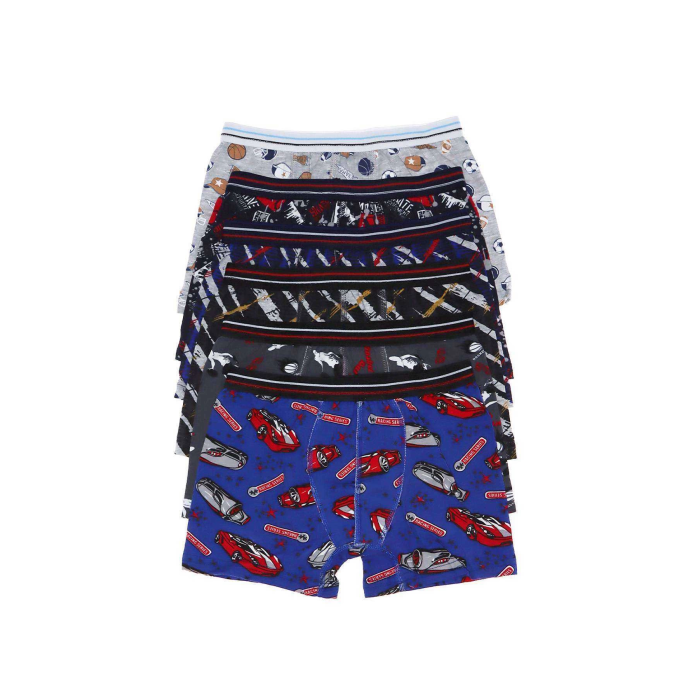 6 Adet Erkek Çocuk Desenli Boxer 505
