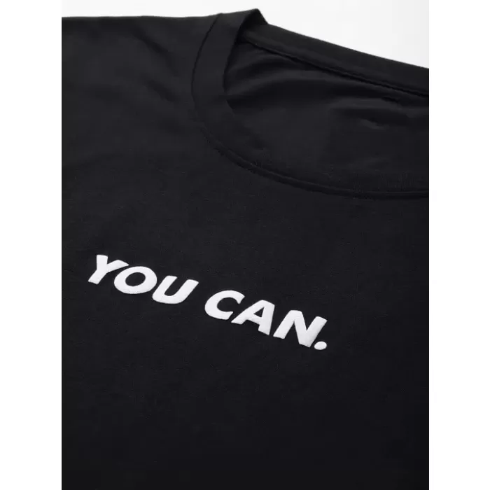 Kadın Baskılı Oversize T-shirt - Siyah