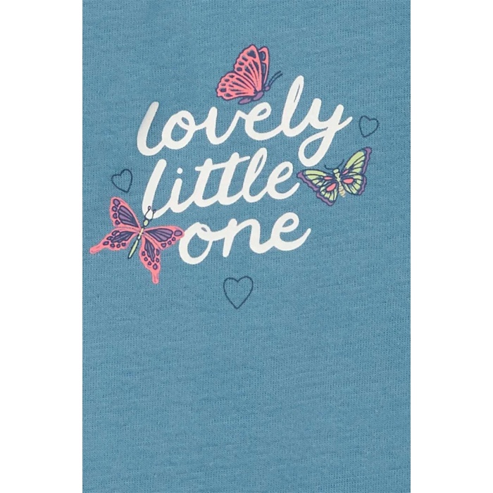 Carters Layette Kız Bebek 5Li Kısa Kol Body 1Q124910 Karışık Renkli