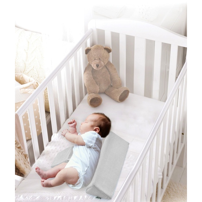  Jem Bebek Güvenli Uyku Yastığı 014 Gri