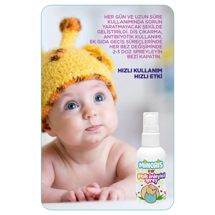     Organik Pişik Önleyici Sprey 100ml