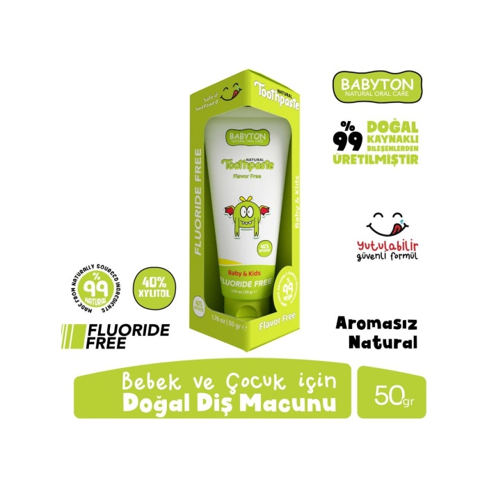  ton Organik Diş Macunu Natural 50gr