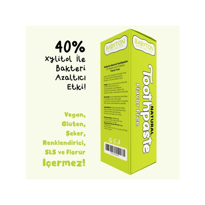  ton Organik Diş Macunu Natural 50gr