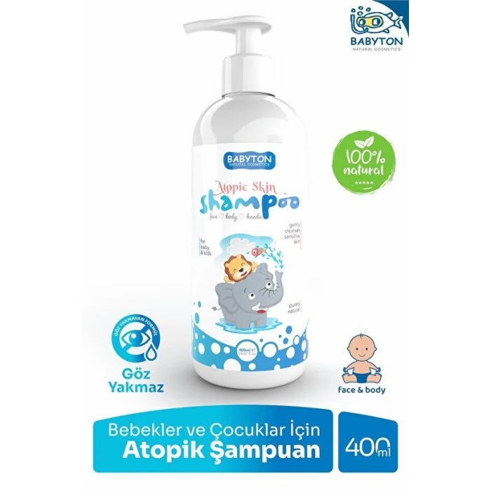  ton Atopik Cilt Hassas Saç ve Vücut Şampuanı 400ml