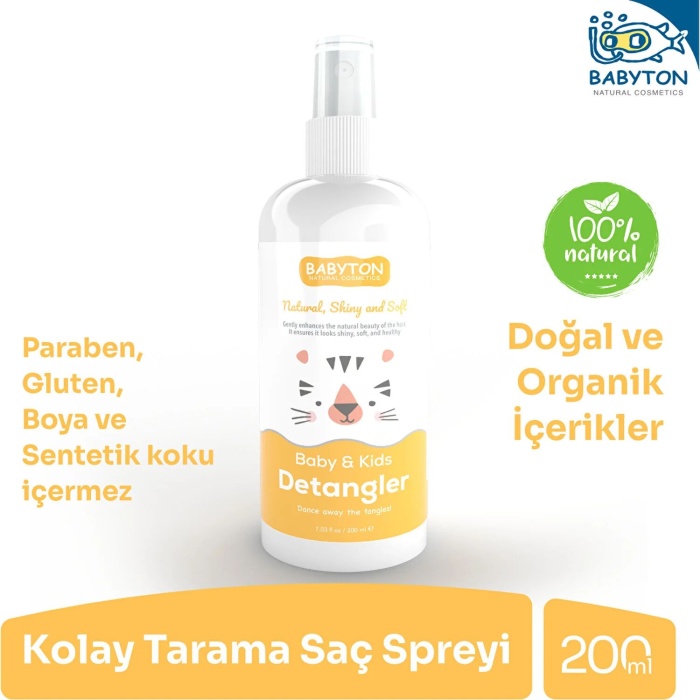  ton Bebek ve Çocuklar İçin Kolay Tarama Spreyi 200ml