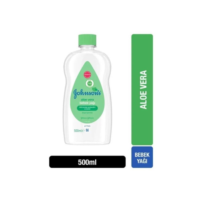 Johnsons   Bebek Yağı 500ml Aloe Vera