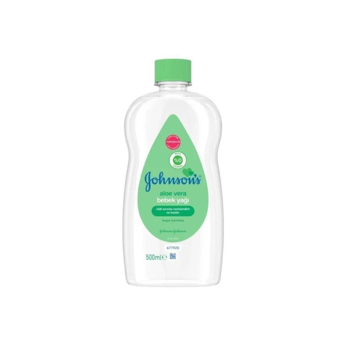 Johnsons   Bebek Yağı 500ml Aloe Vera
