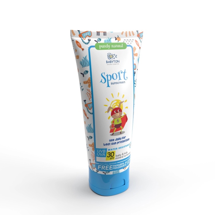  ton Bebek ve Çocuklar İçin Suya Dayanıklı Güneş Koruyucu Krem 100 ml