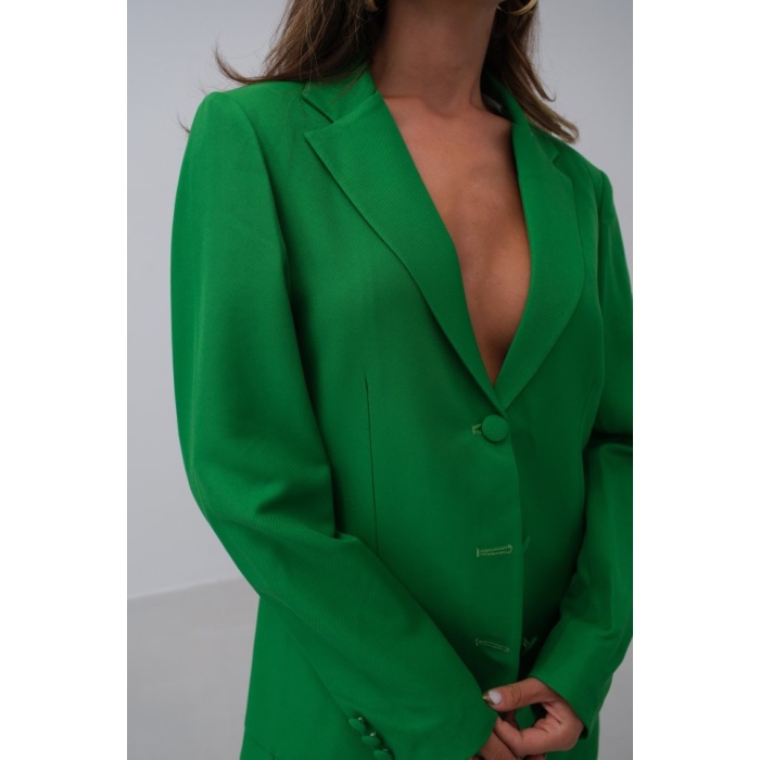 Bel Katlamalı Pantolon Blazer Ceket Takım