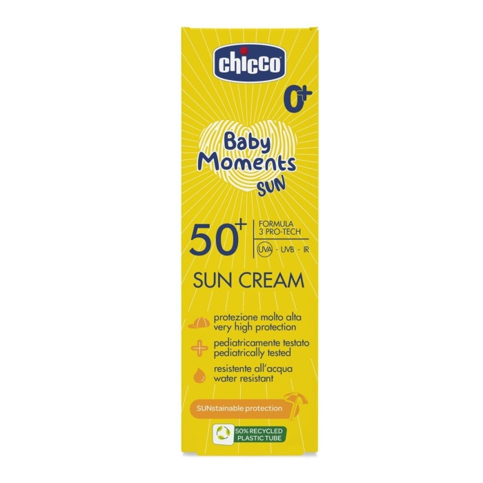 Chicco   Moments Sun Güneş Kremi Spf 50+ 75 ml + After Sun Hediye