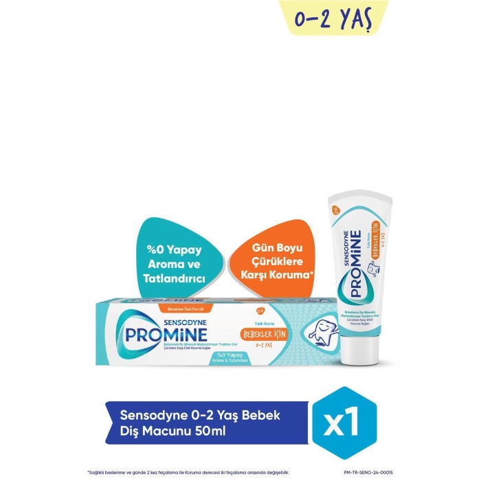 Sensodyne Promine Bebekler İçin Diş Macunu 0-2 Yaş