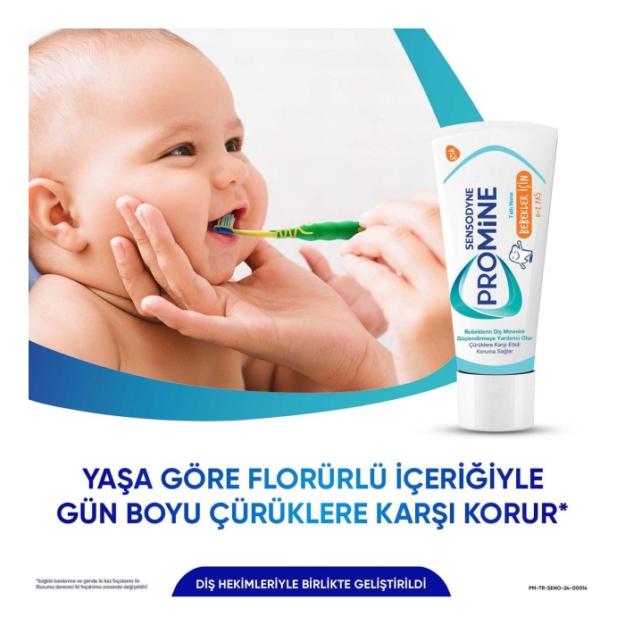 Sensodyne Promine Bebekler İçin Diş Macunu 0-2 Yaş