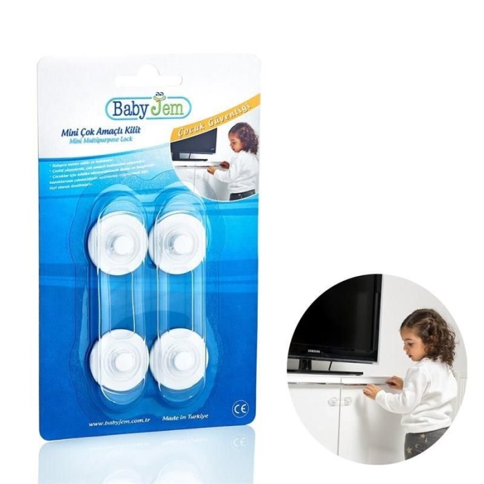  Jem Mini Çok Amaçlı Kilit 2li 059