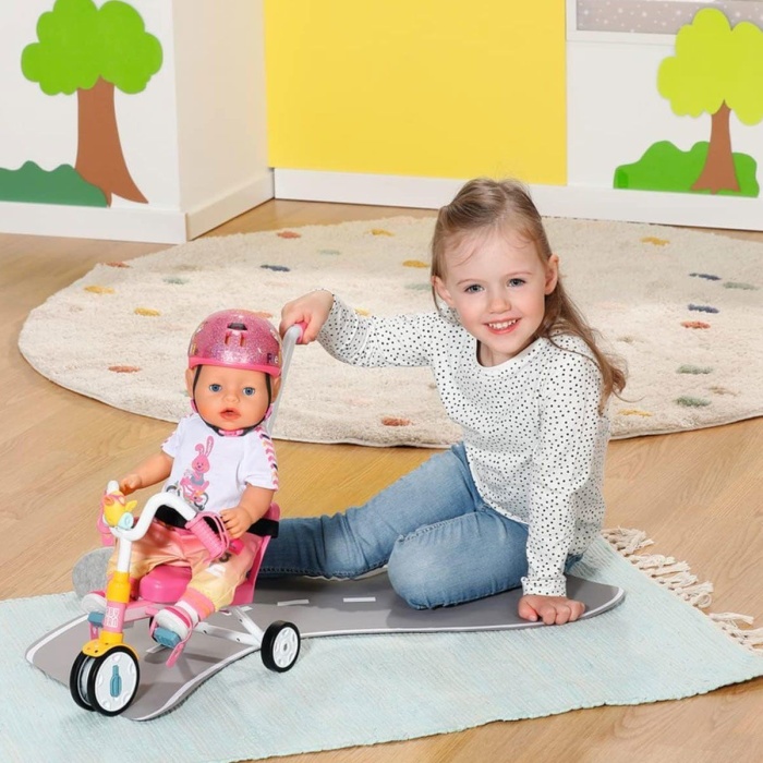 834299 Baby Born 3 Tekerlekli Bisiklet (Oyuncak bebek için)