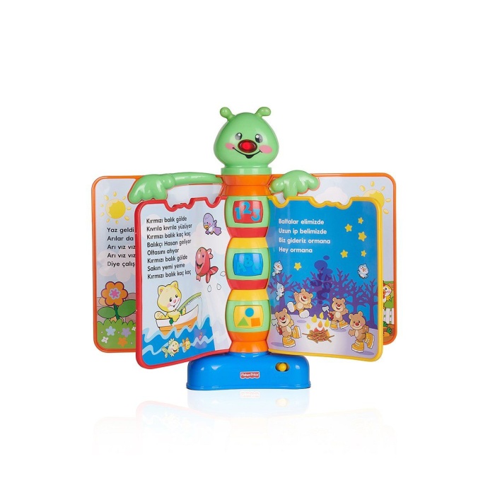 N3835  - ® Eğlen ve Öğren Eğitici Masalcı Tırtıl / Türkçe / +6 ay