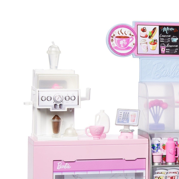 HXN94 Barbie Kahve Dükkanı Oyun Seti