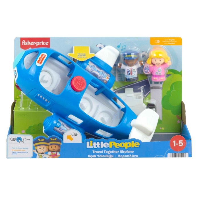 HDJ23  - ® Little People Uçak Yolculuğu, 1-5 yaş
