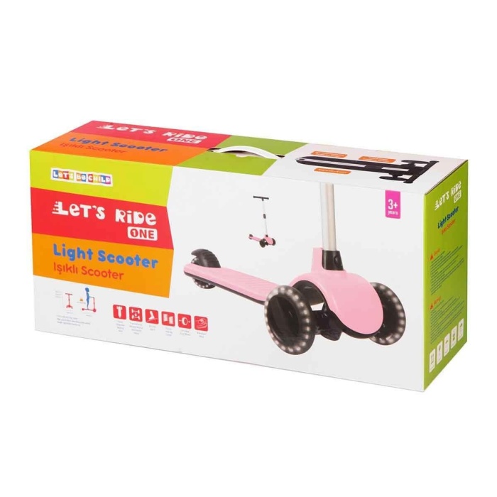 30908-LC LET RİDE SCOOTER PEMBE