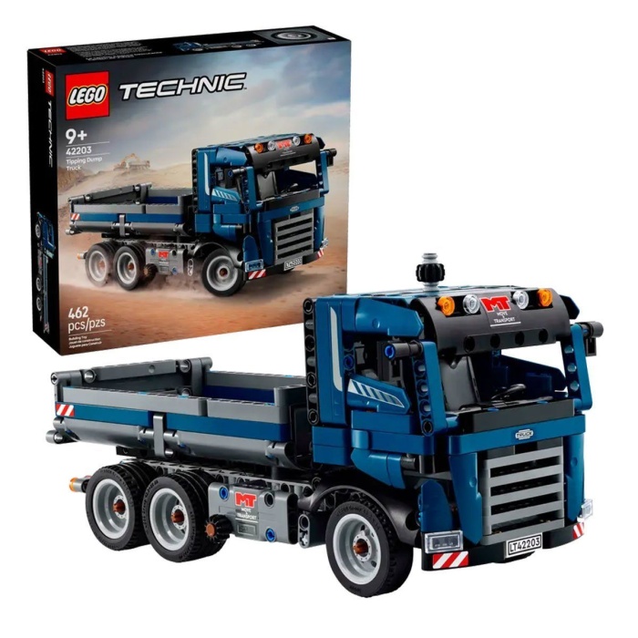 42203   Technic Damperli Kamyon 462 parça +9 yaş
