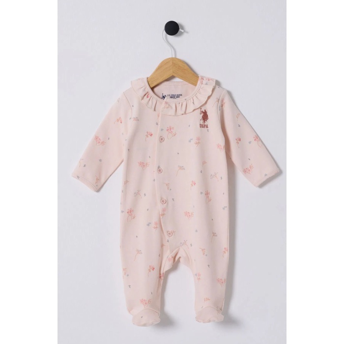 U.S Polo Bebek Tulum USB2355 Toz Pembe