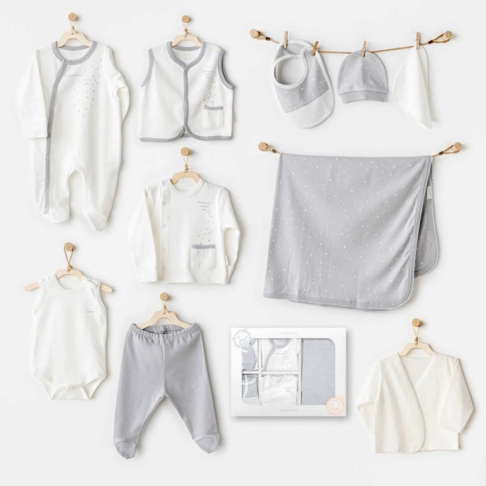 Andywawa AC25701 Mommys Little Star 10Lu Hastane Çıkışı Ekru