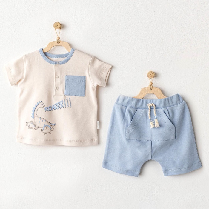 Andywawa AC25915 Dino 2Li Bebek Takım Blue