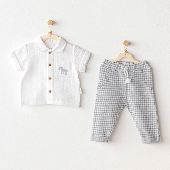 Andywawa AC25813 Little King 2Li Takım Grey