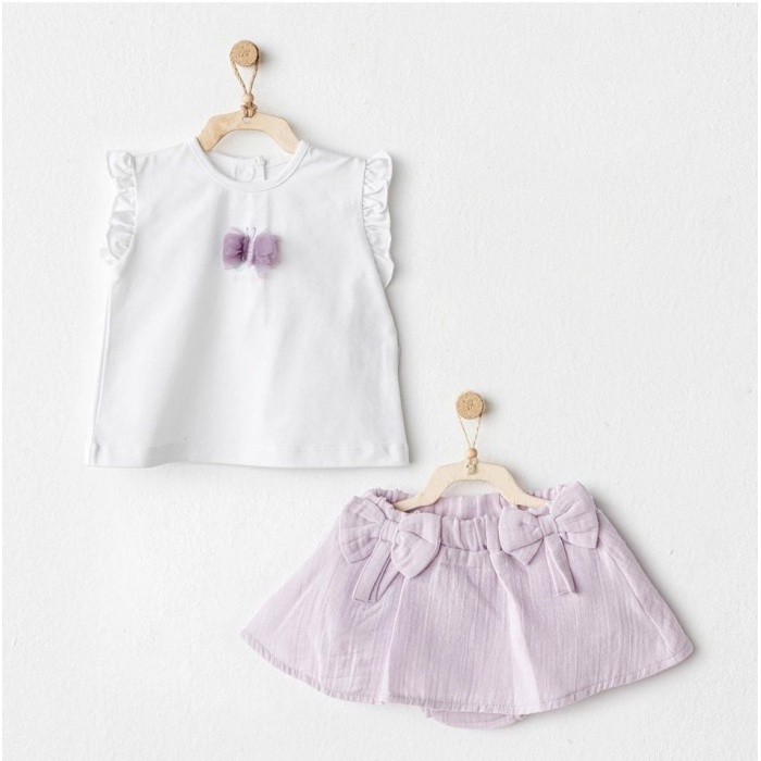 Andywawa AC25575 Magical Butterlfy 2Li Bebe Takım Lila