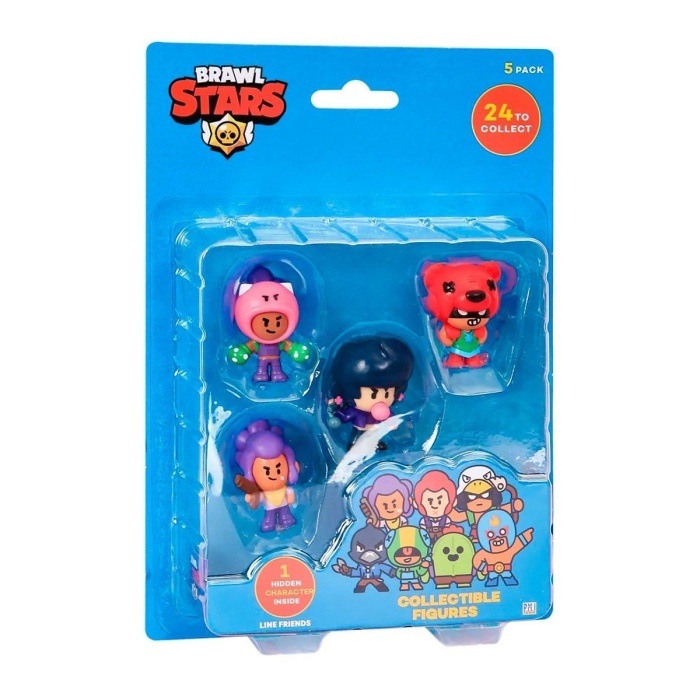 PMI/BRW2040 Brawl Stars 5li Figür -Necotoys