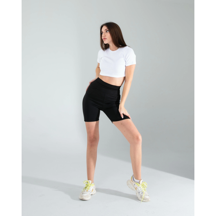 Beyaz Fitilli Kaşkorse Mini Bluz