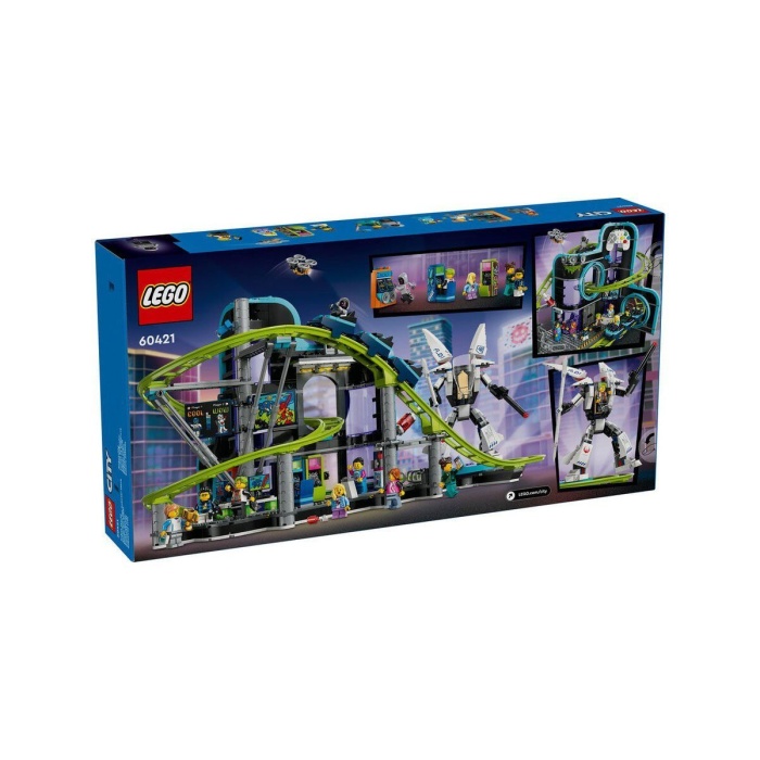 60421 Lego City Robot Dünyası Hız Treni Parkı 986 parça +8 yaş