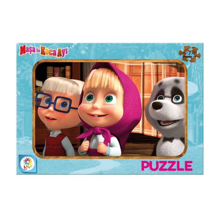 MS7537 MASHA KOCA AYI 24 PCS FRAME
