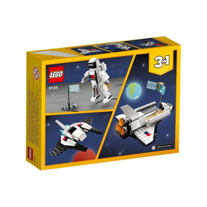 31134 Lego Creator 3in1 - Uzay Mekiği 144 parça +6 yaş